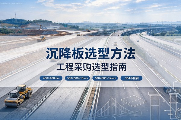 鲁甸沉降板选择方法