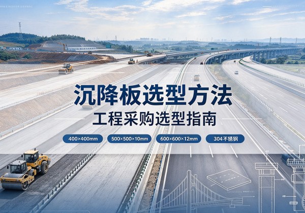 鲁甸沉降板选择方法